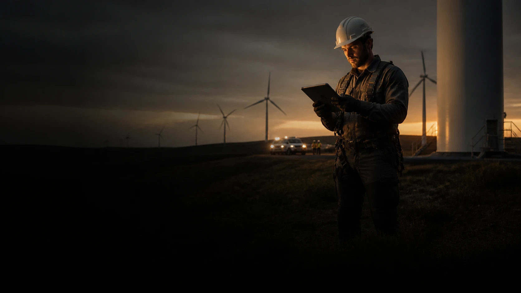 Automatic matching of job opportunities for wind technicians